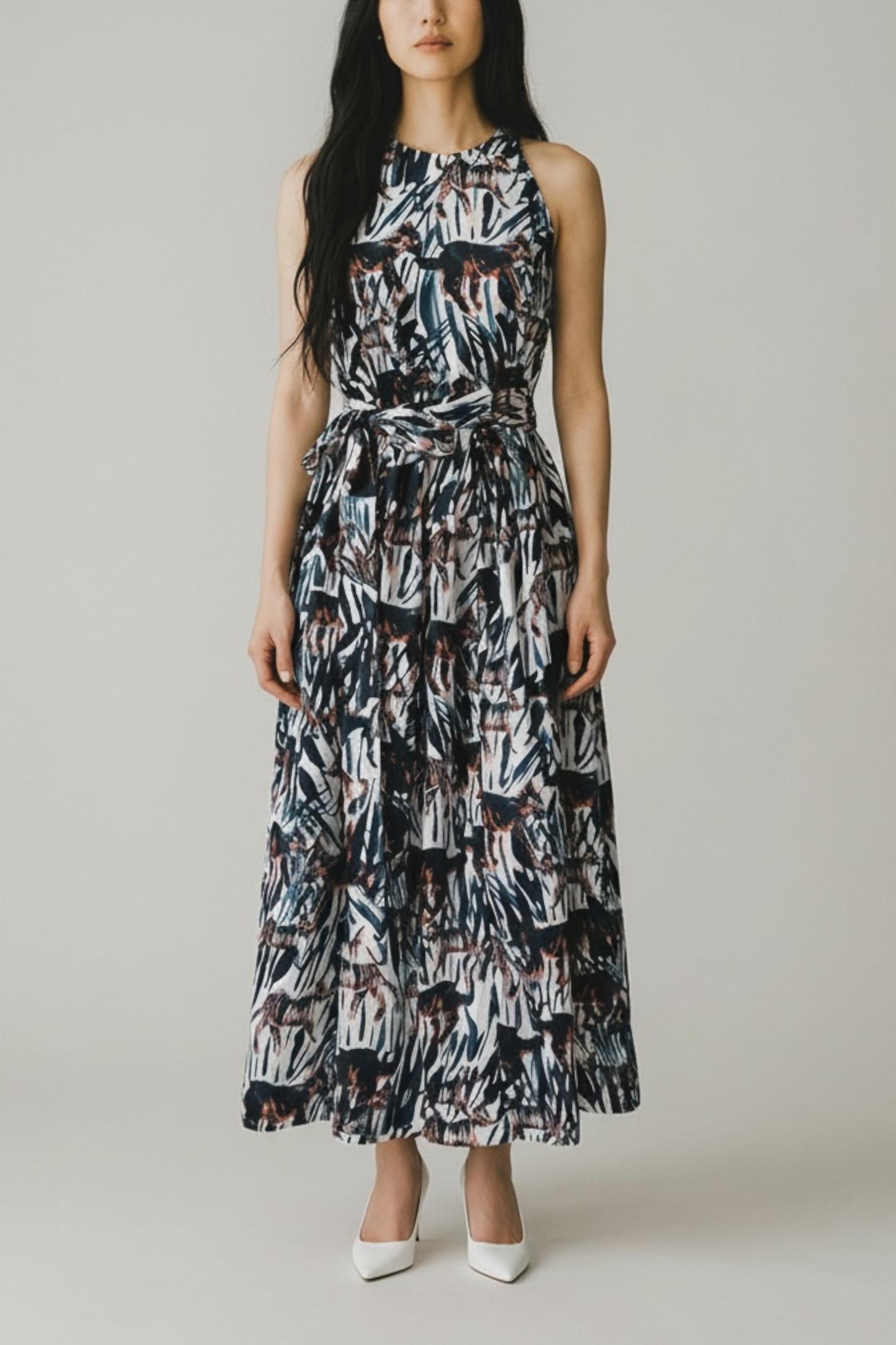 Mari Reversible Wrap Dress in Tiger Print Dresses CHRISTINE ALCALAY