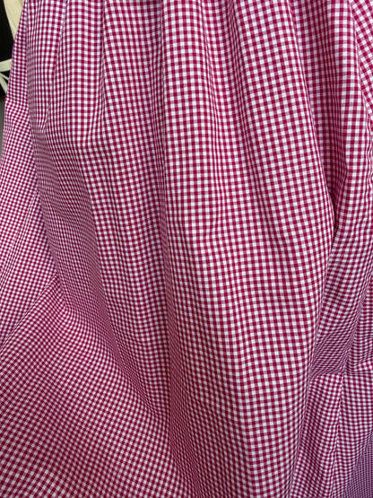Erica Skirt in Red Gingham Cotton Skirts CHRISTINE ALCALAY