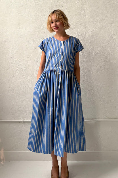 Hannah Dolman Sleeve Dress in Cotton