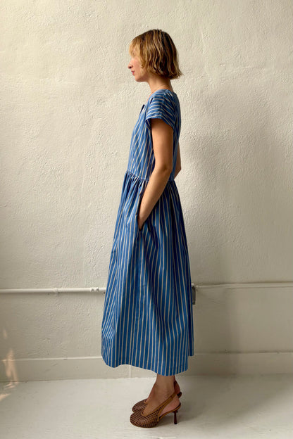 Hannah Dolman Sleeve Dress in Cotton