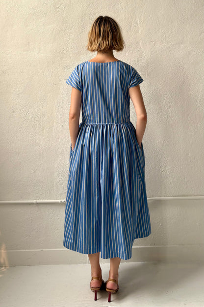 Hannah Dolman Sleeve Dress in Cotton