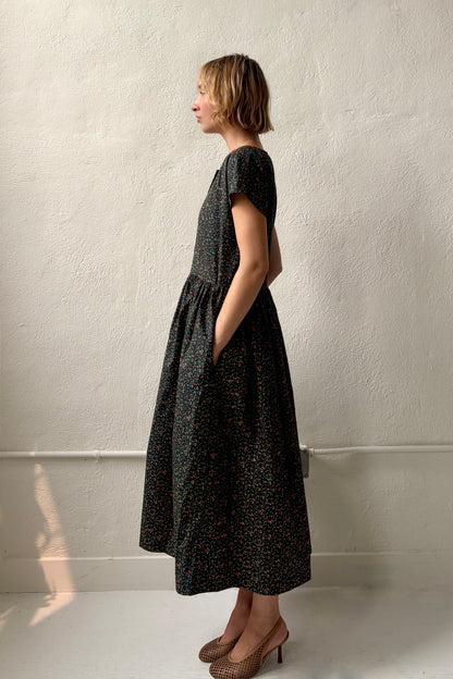 Hannah Dolman Sleeve Dress in Cotton