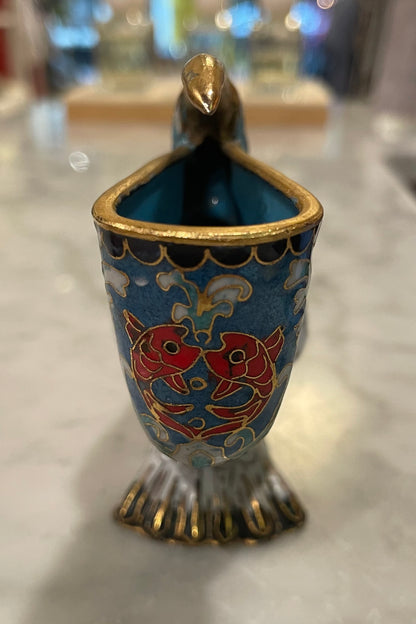 Porcelain Pelican Figurine