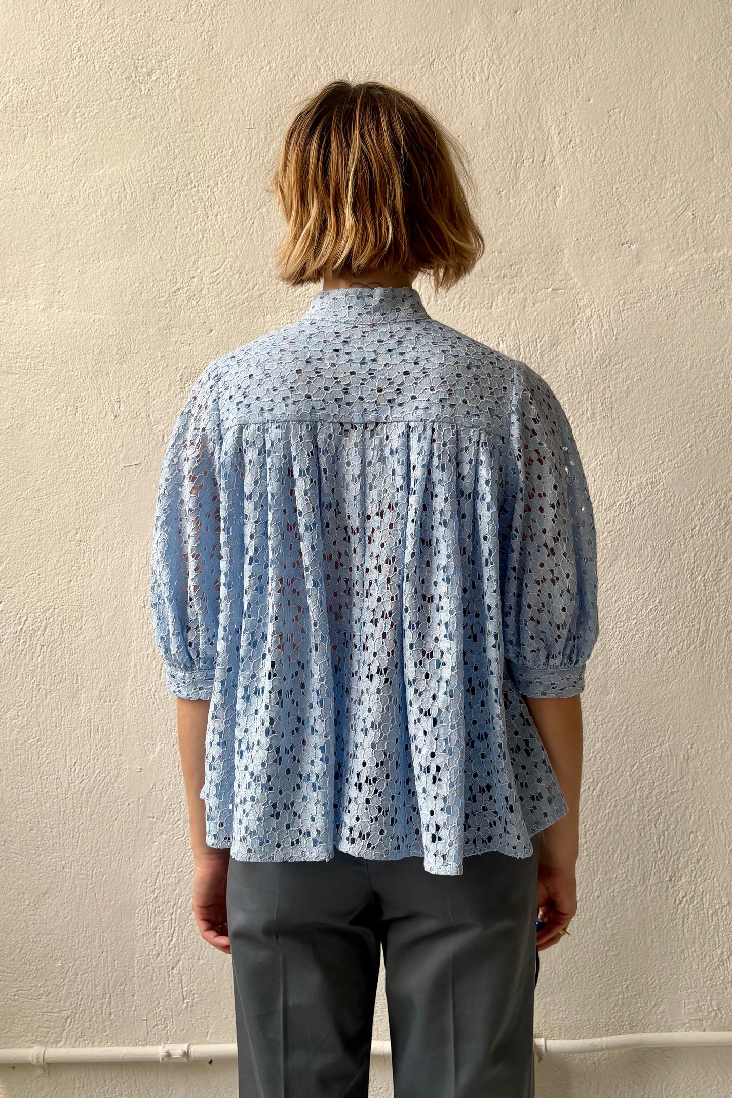 Livia Blouse in Corded Lace
