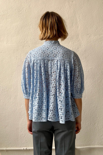Livia Blouse in Corded Lace