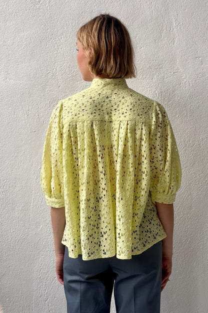 Livia Blouse in Corded Lace