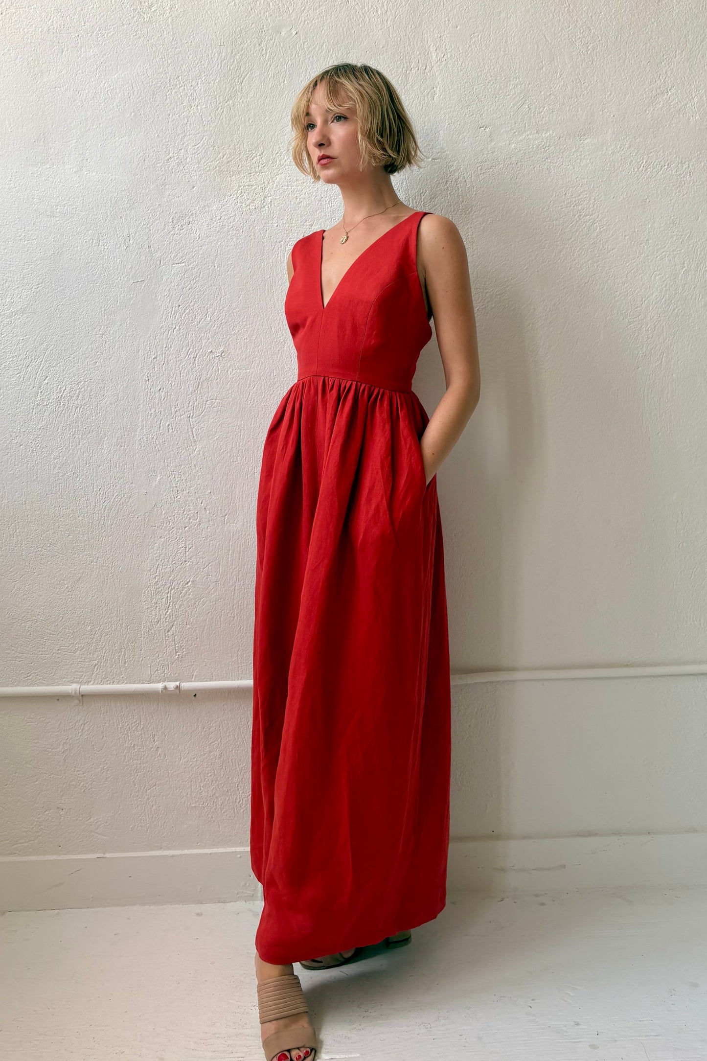 Quynh Jumpsuit in Linen Jumpsuits CHRISTINE ALCALAY
