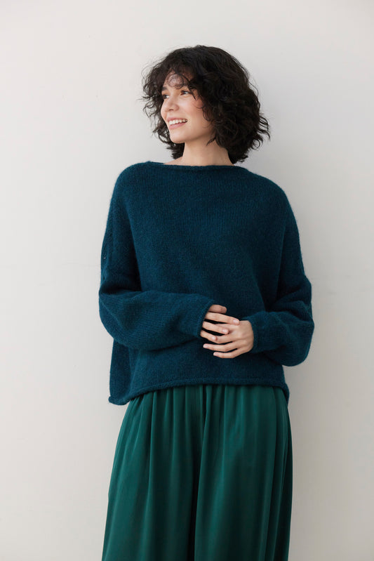 Ines Sweater Sweaters CHRISTINE ALCALAY Deep Teal One size