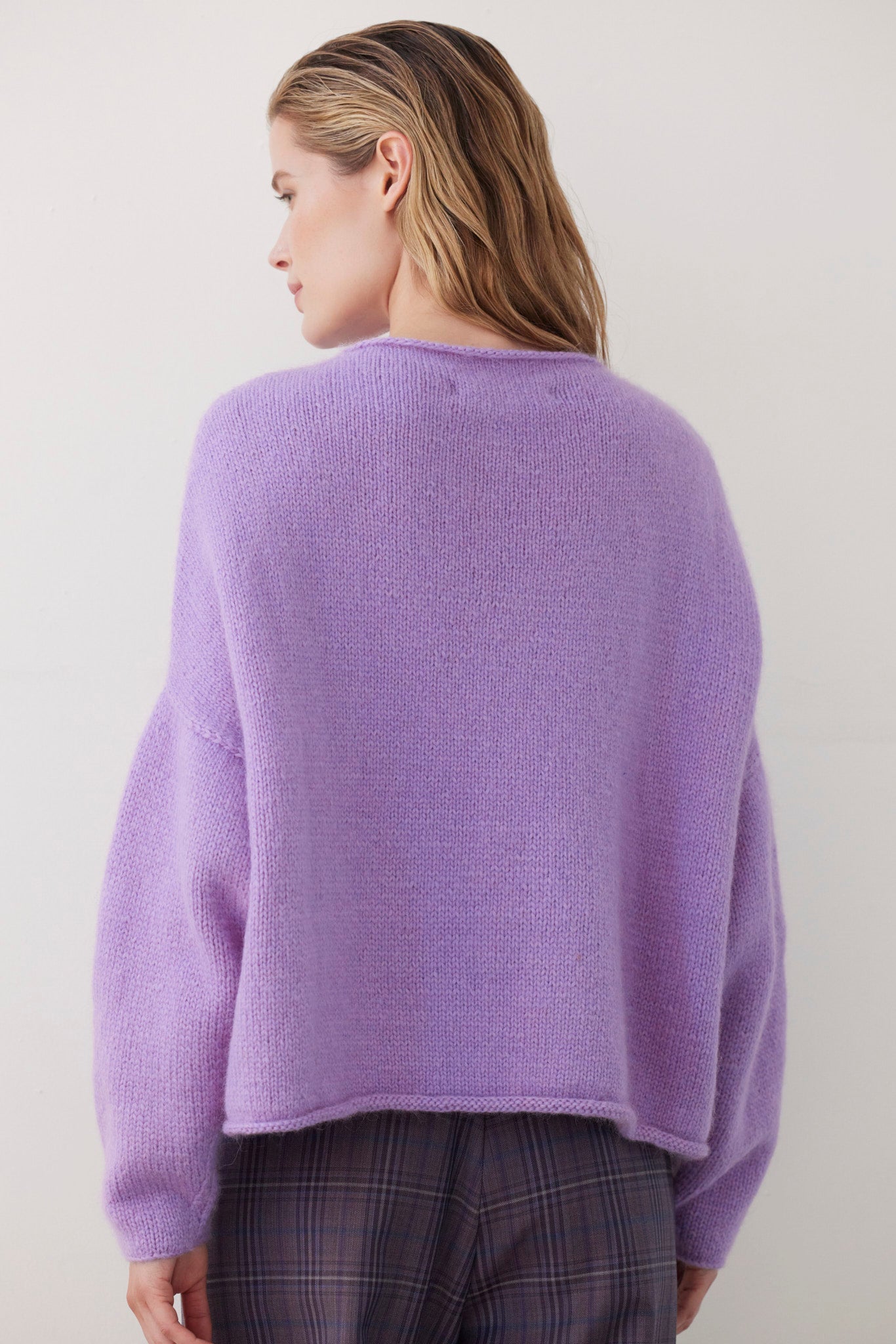 SAMPLE FW26 - Ines Sweater - Lilac Samples CHRISTINE ALCALAY