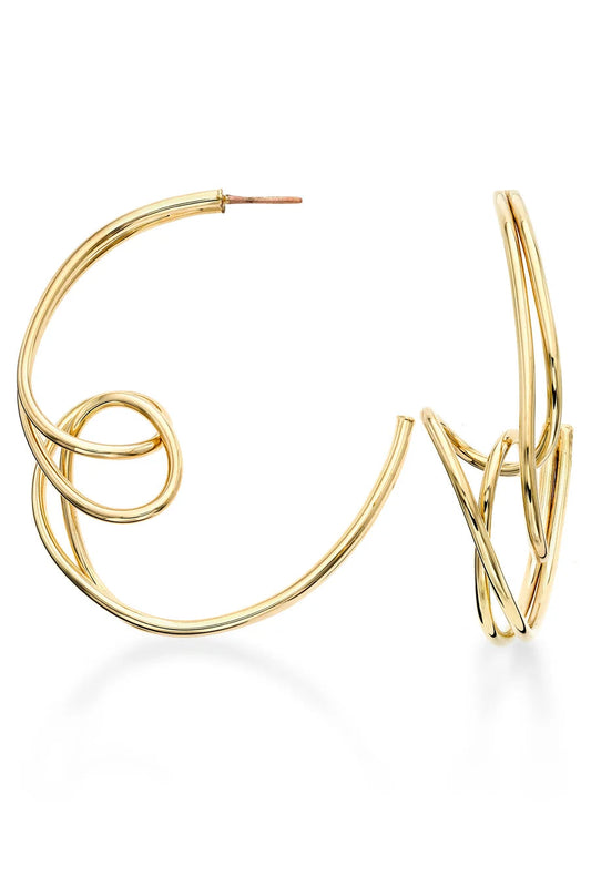 Mademoiselles Hoop Earrings Accessories Oblik Atelier