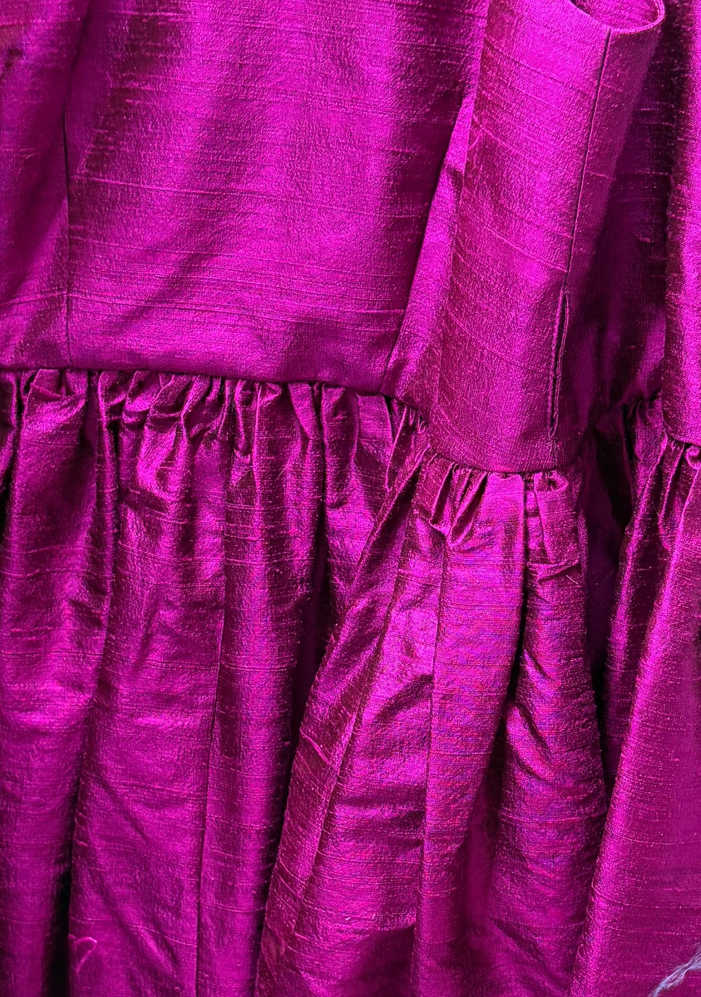 Mari Reversible Wrap Dress in Silk Dupioni Dresses CHRISTINE ALCALAY Orchid Extra Small