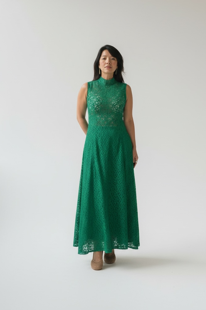 malachite green dress ELIZABETH DRESS