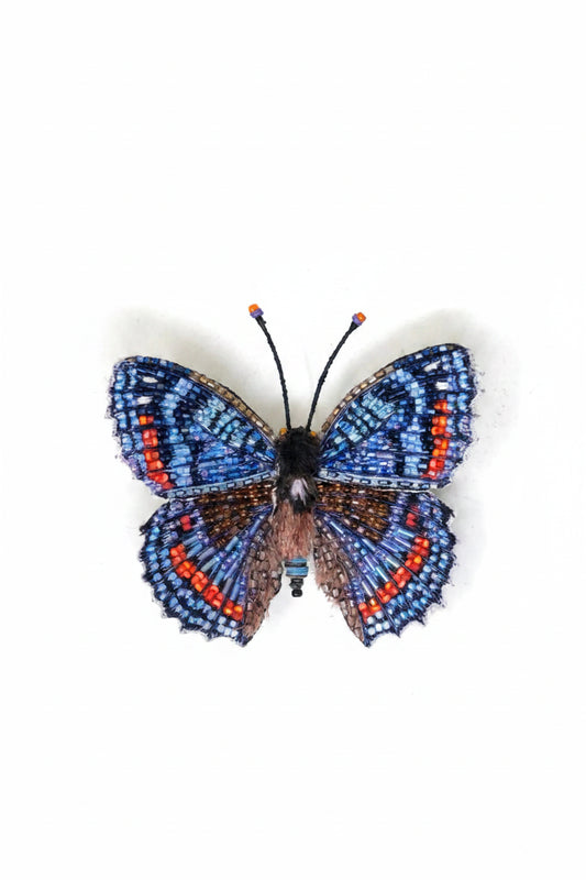 Red-Spotted Admiral Butterfly Brooch Pin Accessories Trovelore