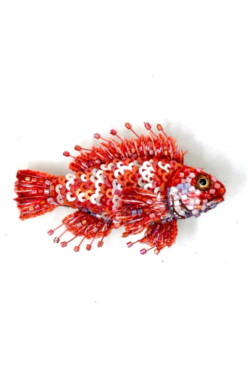 Rosefish Brooch Pin Accessories Trovelore