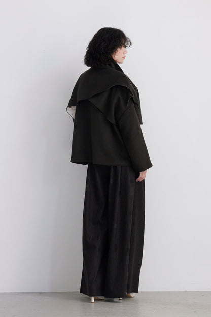 SAMPLE FW26 - Ryder Coat - Moss Samples CHRISTINE ALCALAY