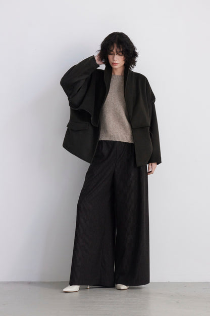 SAMPLE FW26 - Ryder Coat - Moss Samples CHRISTINE ALCALAY