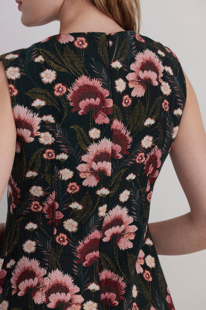 SAMPLE FW26 - Sasha Dress in Tapestry Brocade Samples CHRISTINE ALCALAY