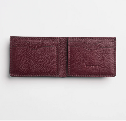 Jackson Bi-Fold Wallet in Milled Leather in Sumac Accessories Lindquist