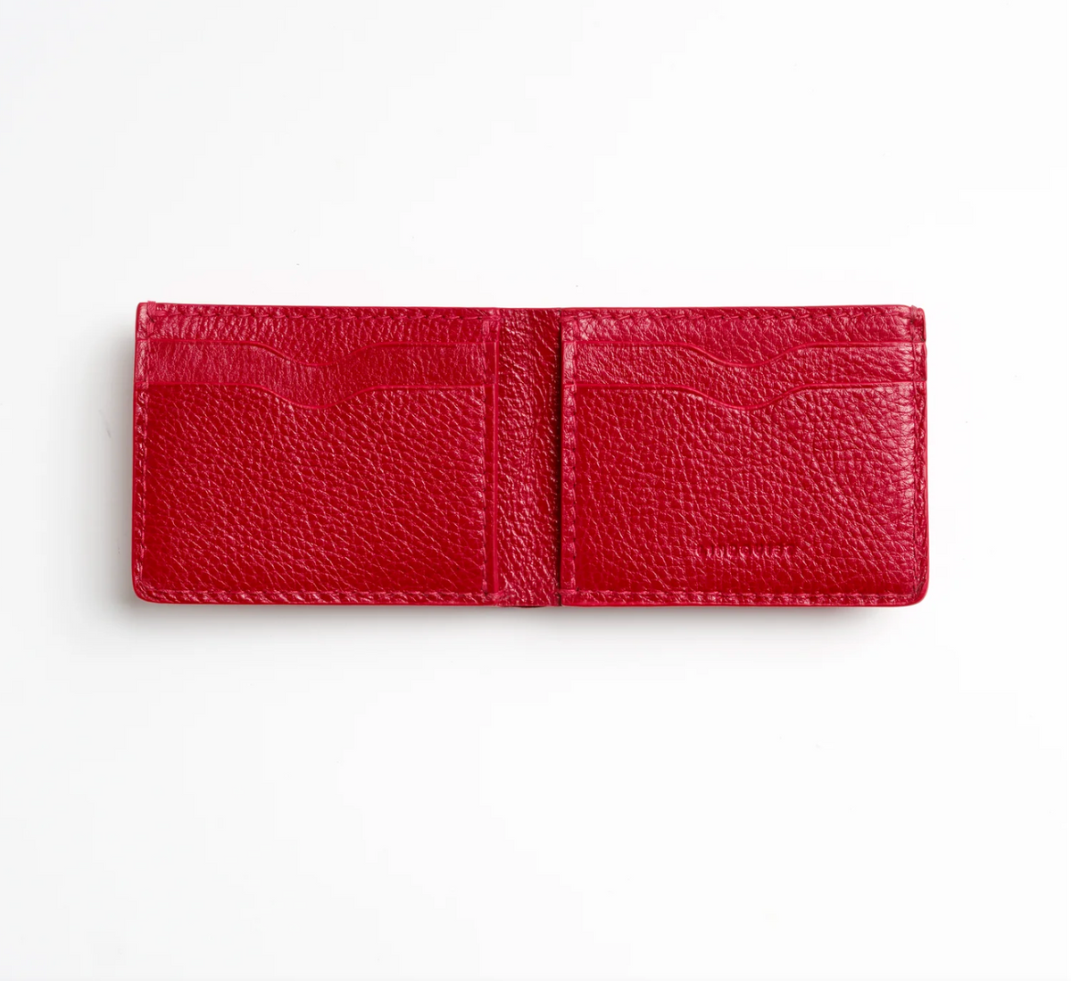 The Jackson Bi-Fold Wallet in Carmine (no photos) Bags Lindquist