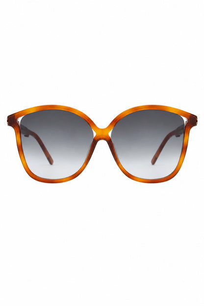 Nancy 57 Sunglasses Red Havana/ Grey Gradient