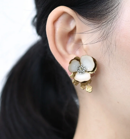 Anemone Flower Earring
