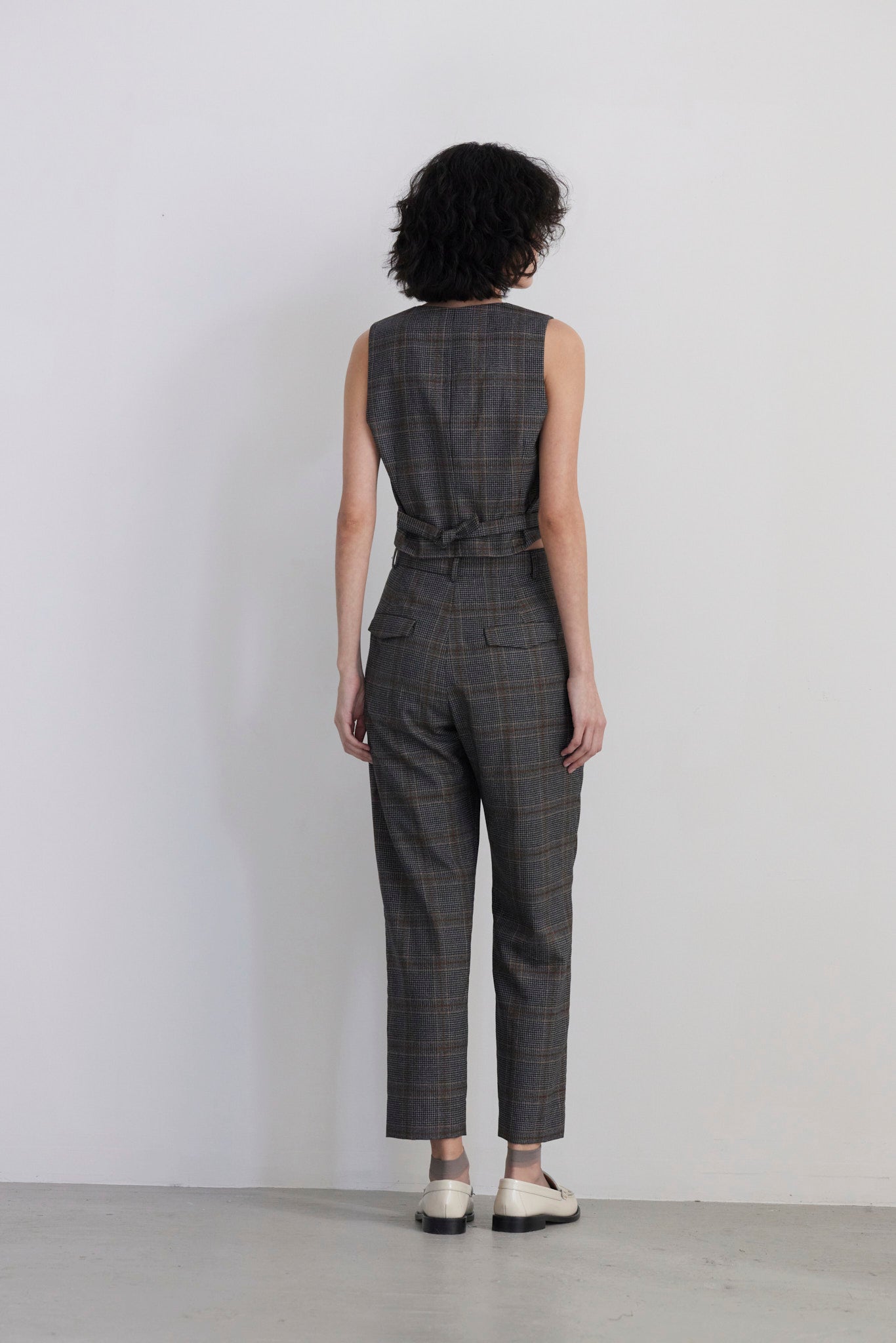 SAMPLE FW26 - Sophia Tapered Pant in Wool - Autumn Plaid Samples CHRISTINE ALCALAY