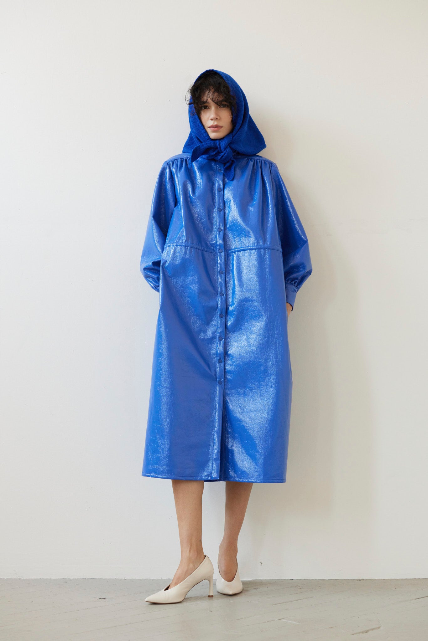 SAMPLE FW26 - Triangle Convertible Scarf - Cobalt Blue Samples CHRISTINE ALCALAY