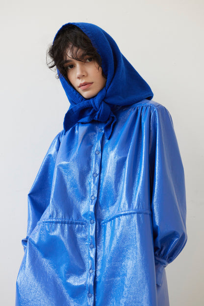 SAMPLE FW26 - Triangle Convertible Scarf - Cobalt Blue Samples CHRISTINE ALCALAY Cobalt Blue Z693 One Size