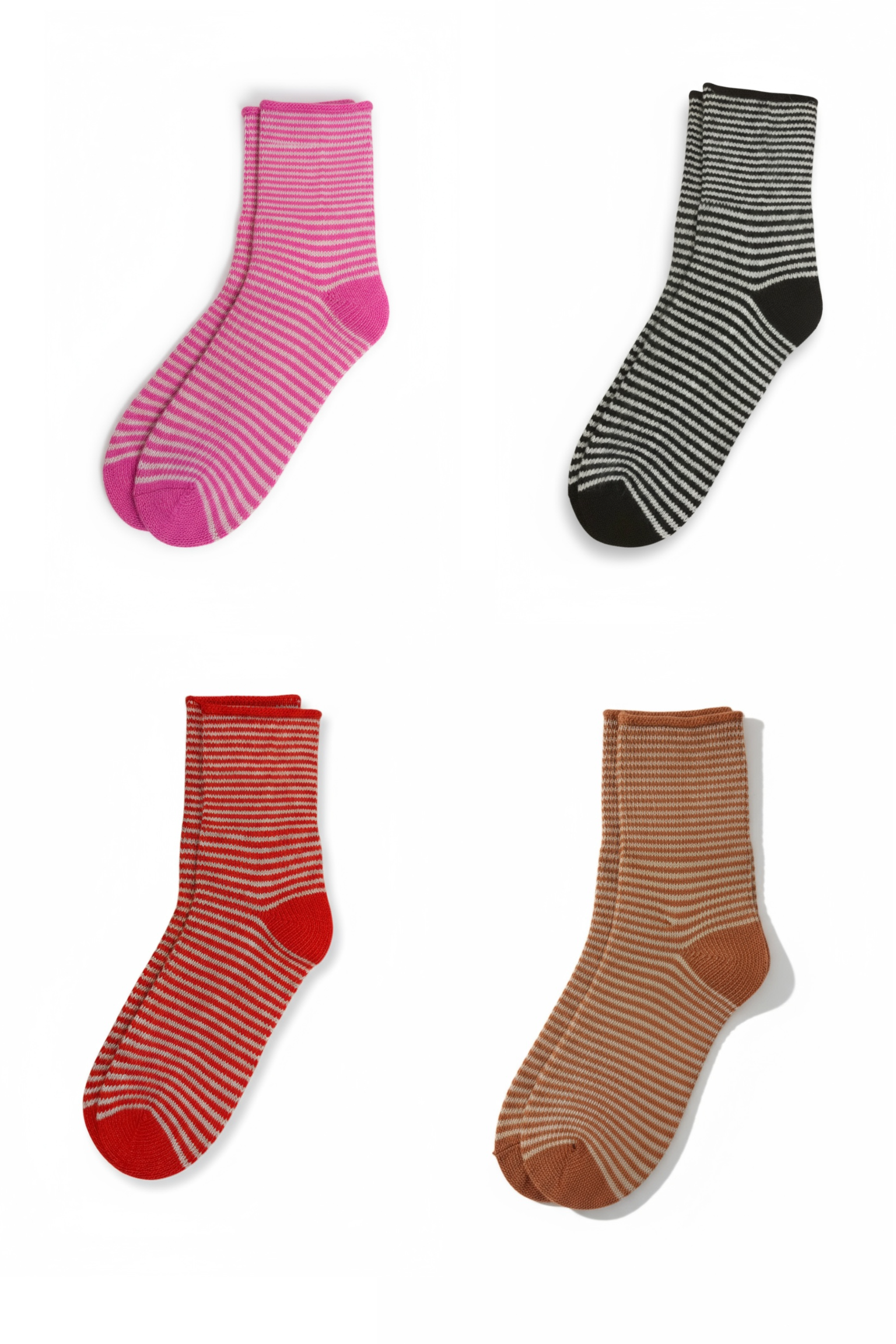 Striped Cashmere Sock Bundle (4 pack) Socks CHRISTINE ALCALAY Boutique