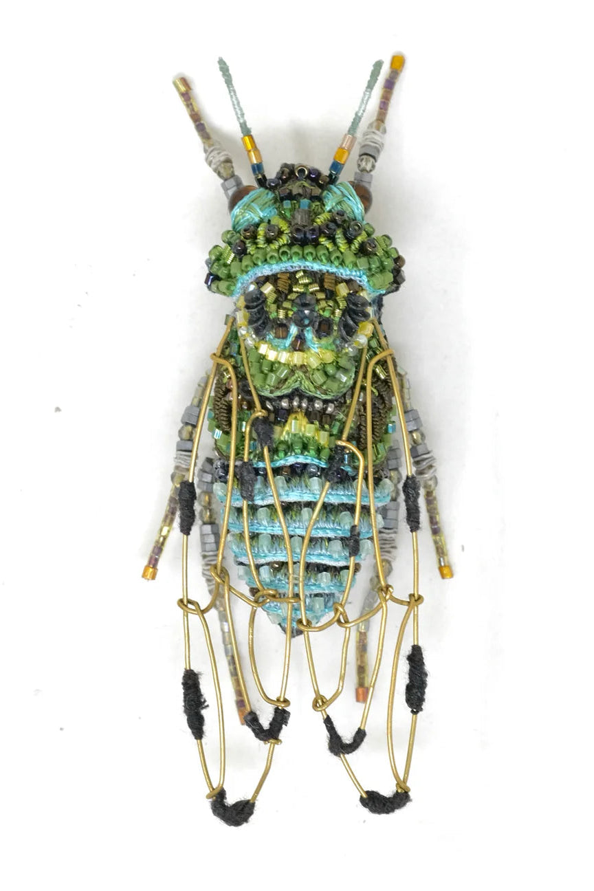 Zammara Cicada Brooch Pin Accessories Trovelore