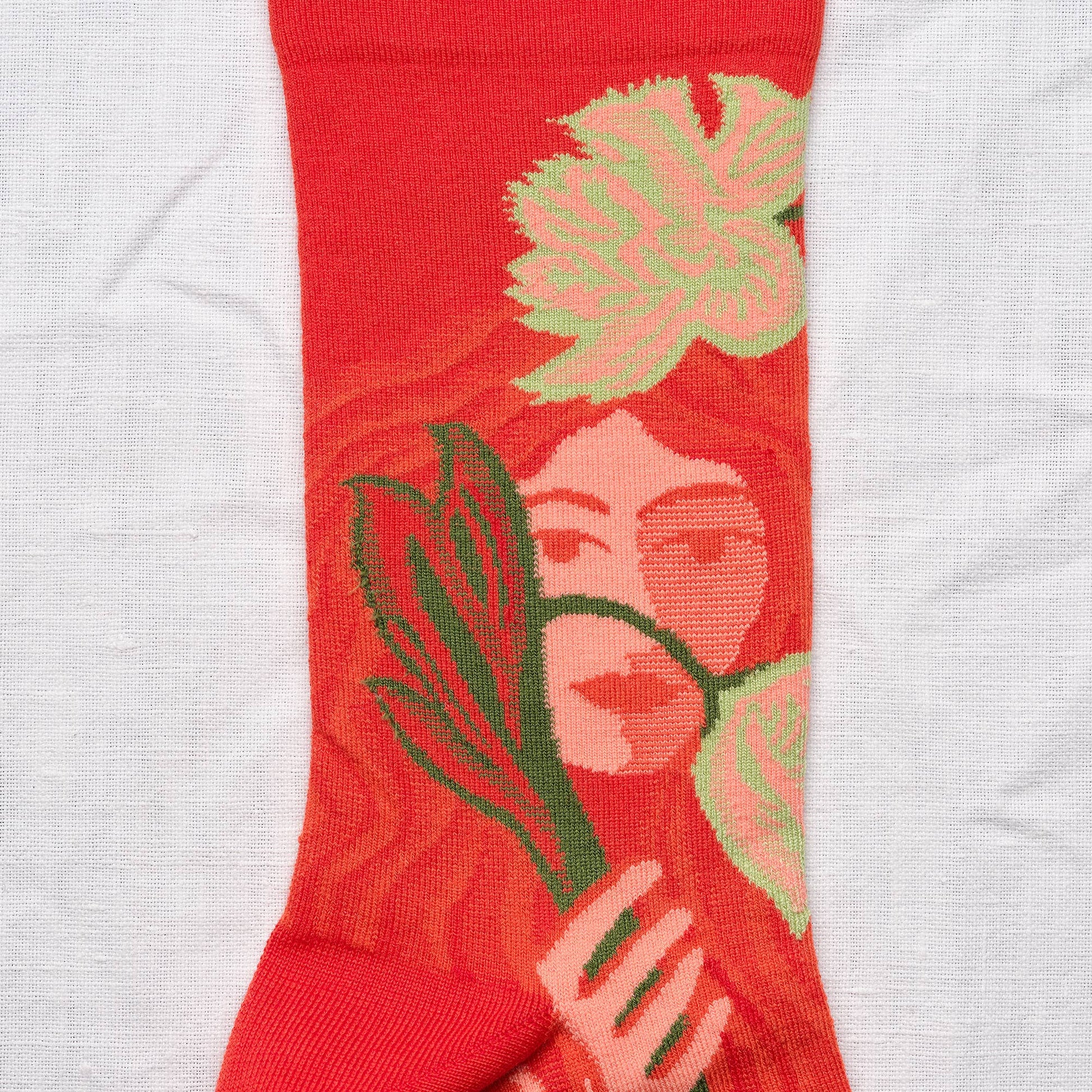 Socks Visages Red Bonne Maison