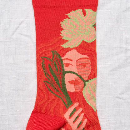 Socks Visages Red Bonne Maison