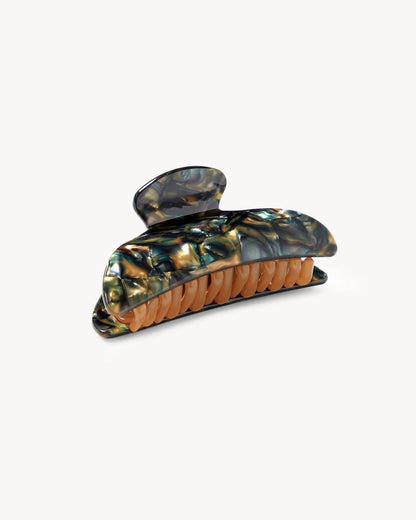Midi Heirloom Claw in Green Tortoise MACHETE