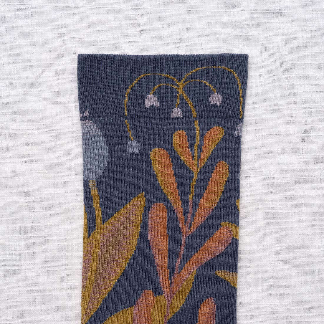 Denim Plant Sock Bonne Maison