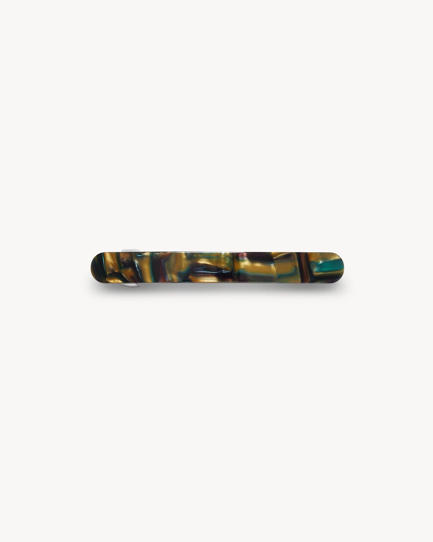Midi Paris Barrette in Green Tortoise Hair Accessories MACHETE
