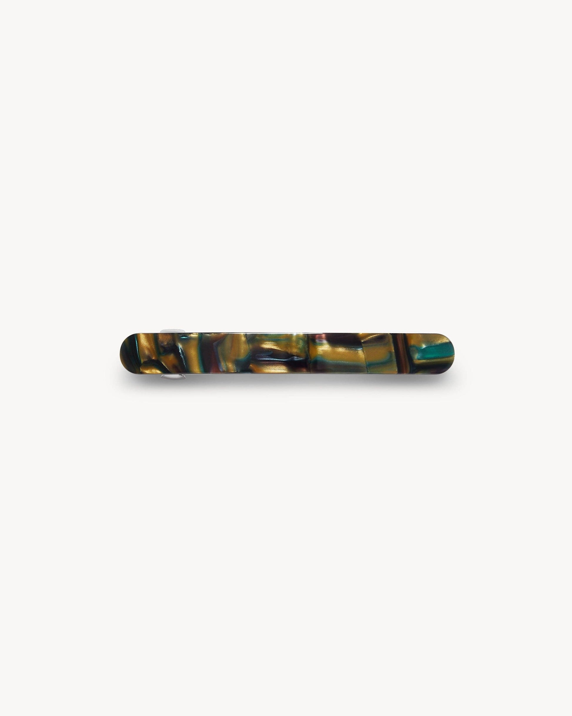 Midi Paris Barrette in Green Tortoise Hair Accessories MACHETE