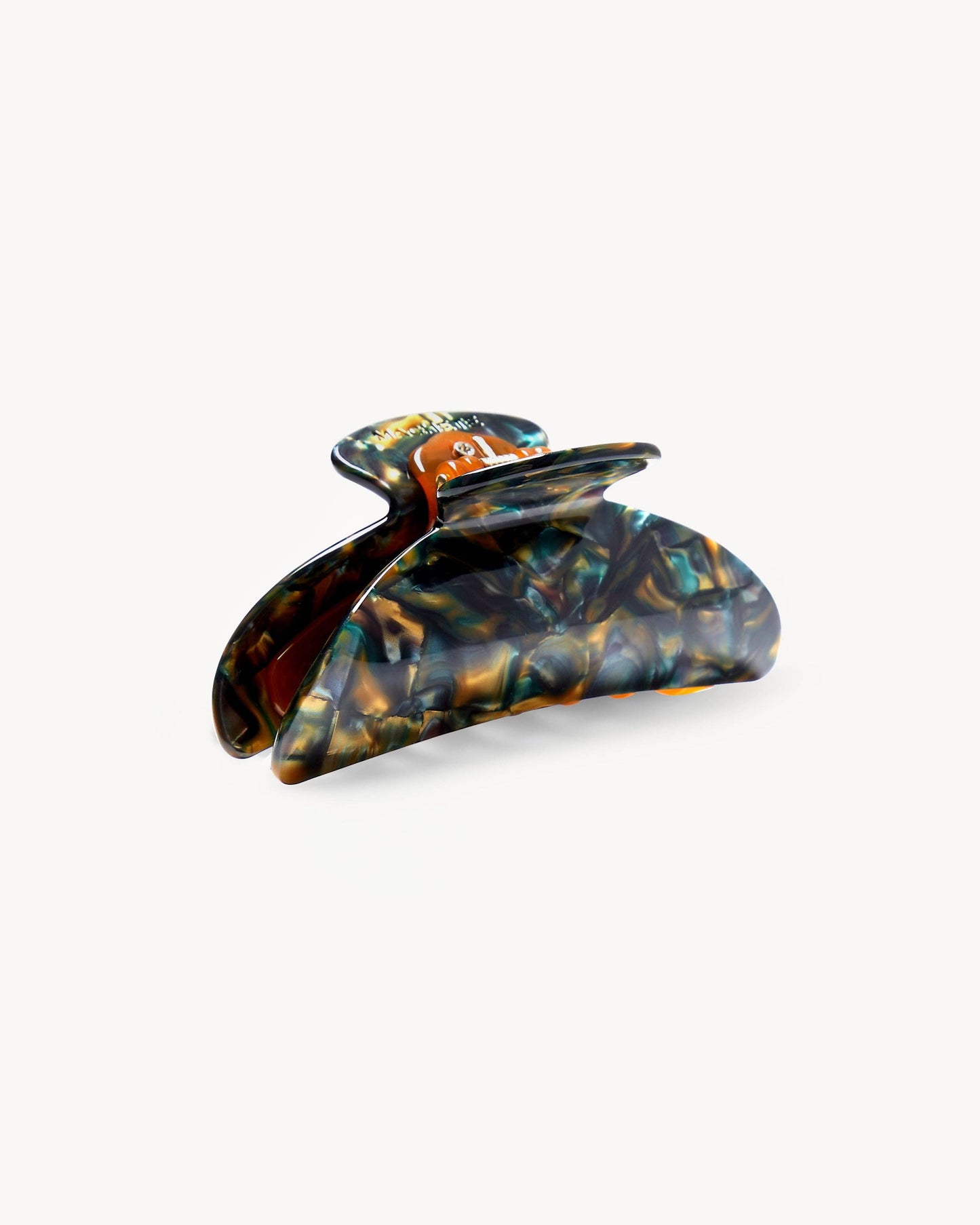 Midi Heirloom Claw in Green Tortoise MACHETE