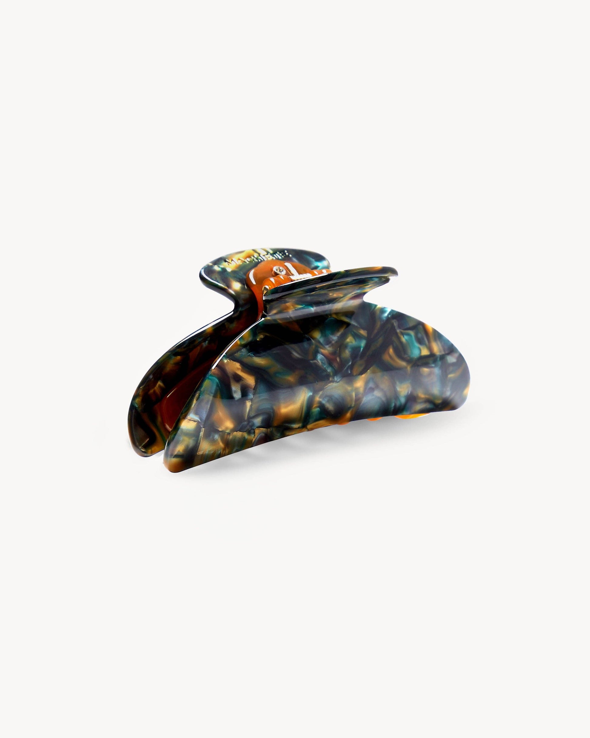 Midi Heirloom Claw in Green Tortoise MACHETE