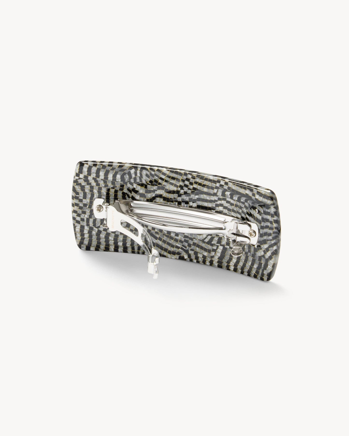 Jumbo Box Barrette in Perle Noir Hair Accessories MACHETE