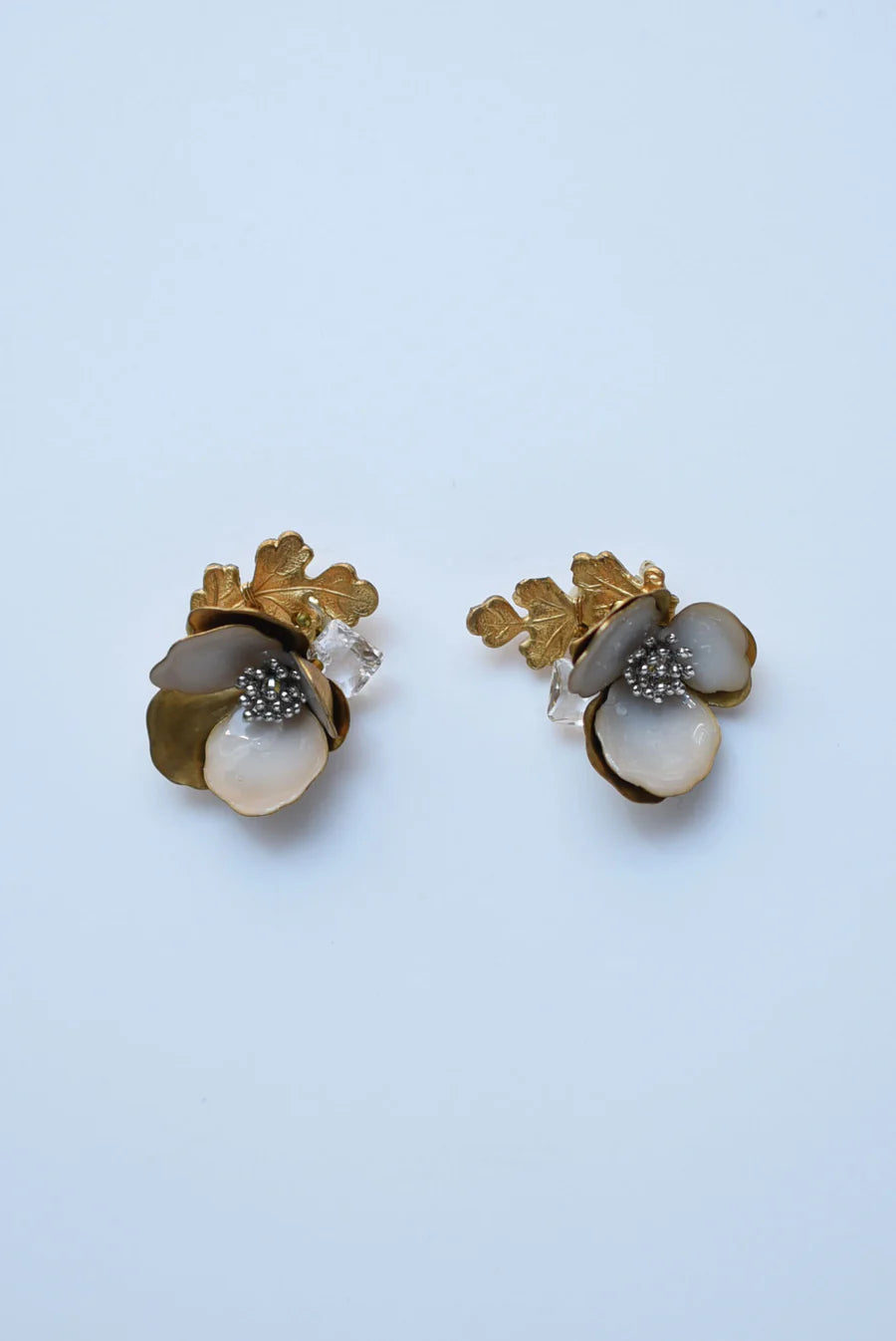 Anemone Flower Earring Jewelry Monshiro