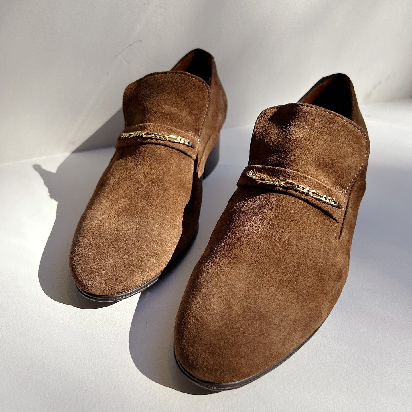 Montana Loafer in Chestnut Suede Shoes Anne Thomas   