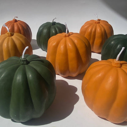 Pumpkin Candle - Green Candles Scandles