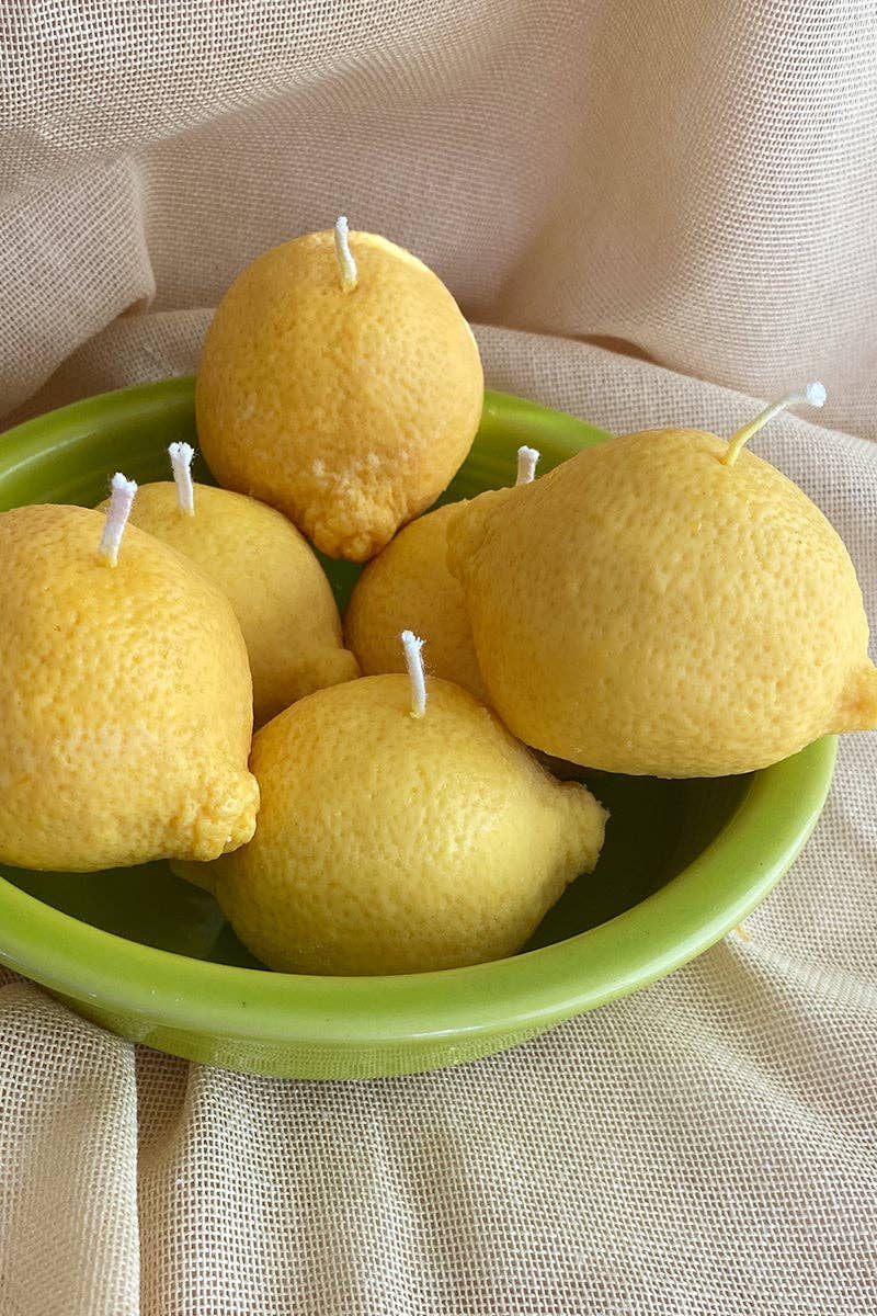 Lemon Candle Candles Scandles