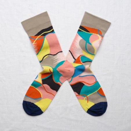 Patchwork Elephant Socks Socks Bonne Maison   