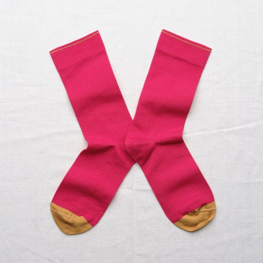 Plain Socks in Raspberry Socks Bonne Maison 36-38  