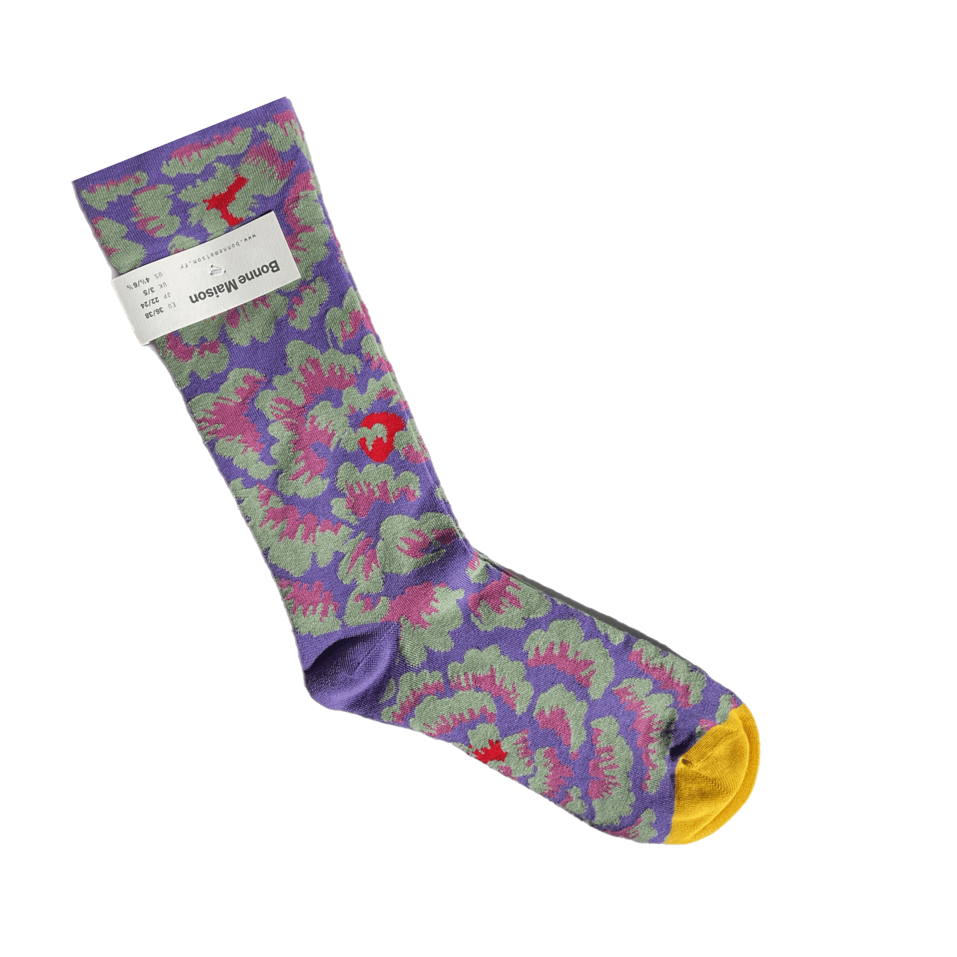 Purple Peony Socks Socks Bonne Maison