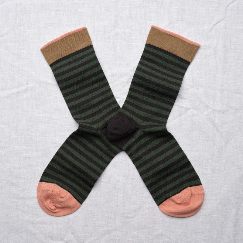 Black Striped Socks Socks Bonne Maison