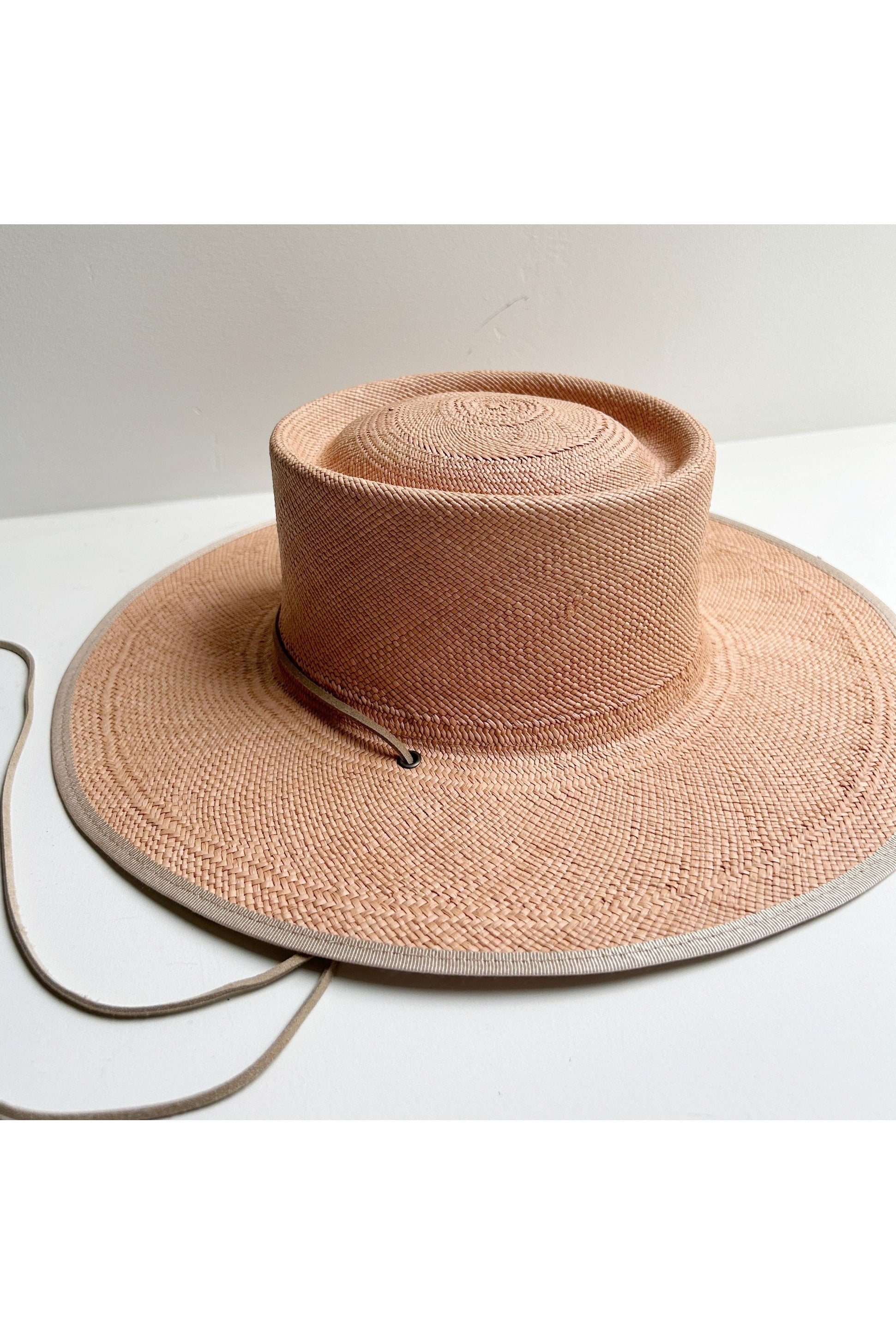 Alderman Sun Hat in Panama Straw Accessories Brookes Boswell   