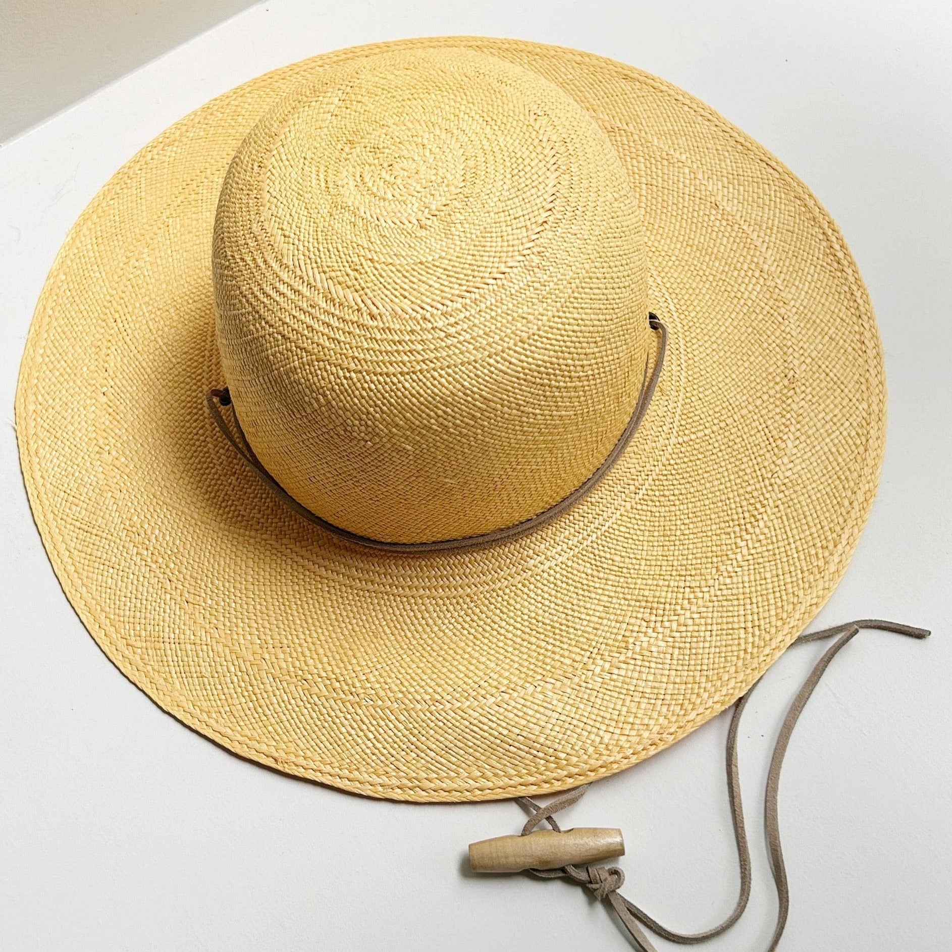 Suncrest Sun Hat in Panama Straw Accessories Brookes Boswell Daffodil S 