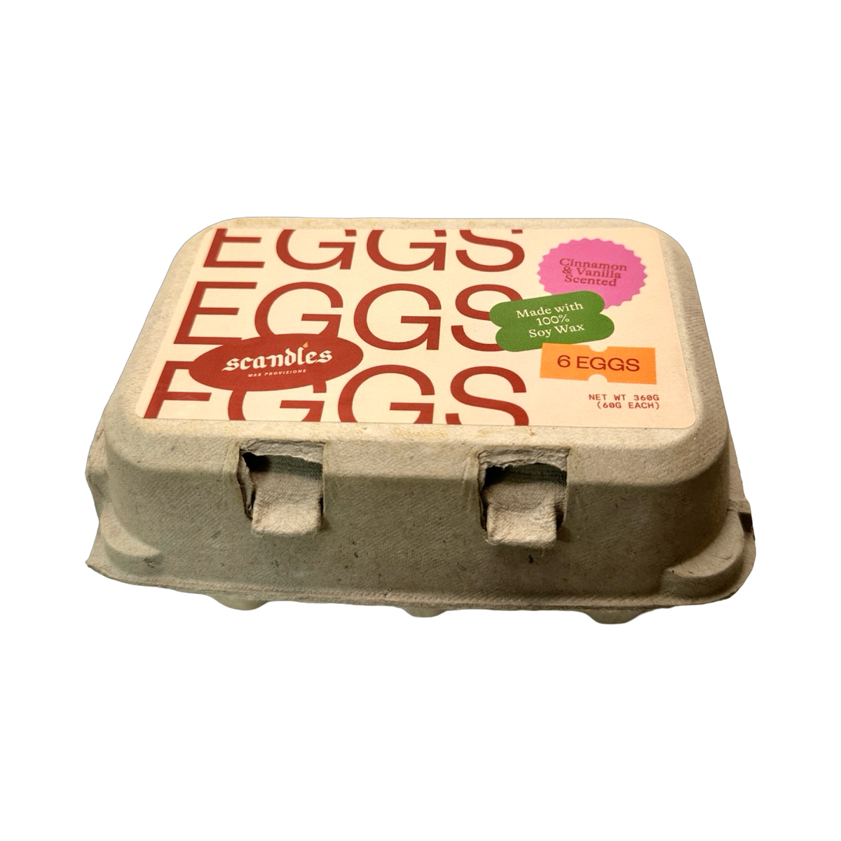 Egg Candles - 6 Pack Box Candles Scandles